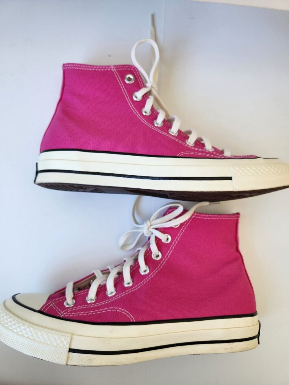 Converse Chuck Taylor All Star 70s Pink High-Top Sneakers Canvas Unisex Summer - Picture 3 of 9